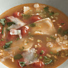 Cherry Tomato-and-Ravioli Soup