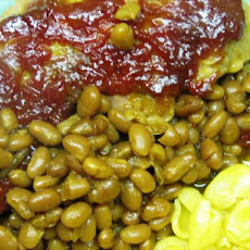 Pork Chop and Bean Bake