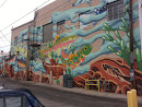 Gill Street Mural by Laramie Mural Artists