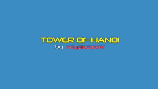Tower of Hanoi Drag-n-Drop