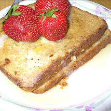 Baked Banana Stuffed French Toast