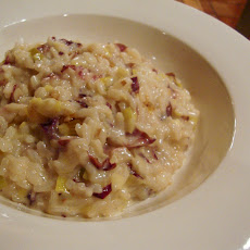 Leek, Radicchio and Fontina Risotto