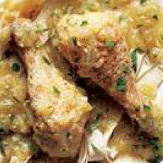 Chicken with Tomatillo Sauce