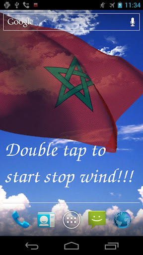 3D Morocco Flag LWP +