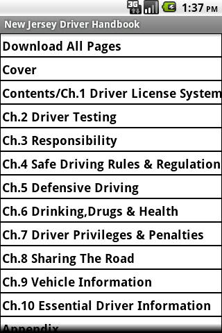 New Jersey Driver Handbook