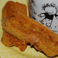 Power Peanut Butter Biscotti