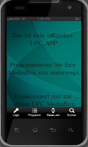 UPC Mediabox Fernsteuerung