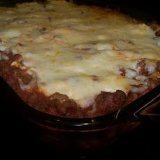 Italian sausage noodle bake