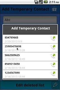 How to download Temporary Contacts lastet apk for android