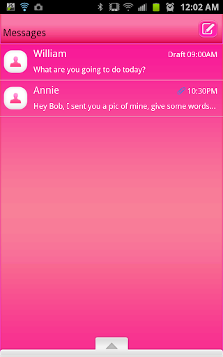 【免費個人化App】GO SMS - Bubble Pink-APP點子