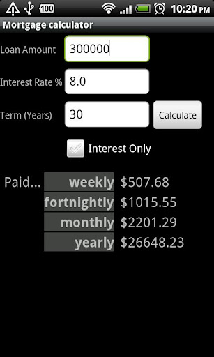 Simple Mortgage Calculator