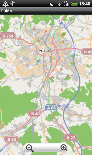 Fulda Street Map