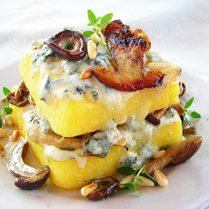 Wild Mushroom & Gorgonzola Polenta Lasagna