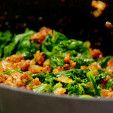 Greens and Andouille