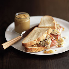 Salami Sandwich with Cauliflower Relish