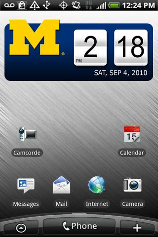 Michigan Wolverines Clock