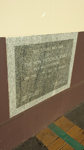 Old Post Office Founding Stone