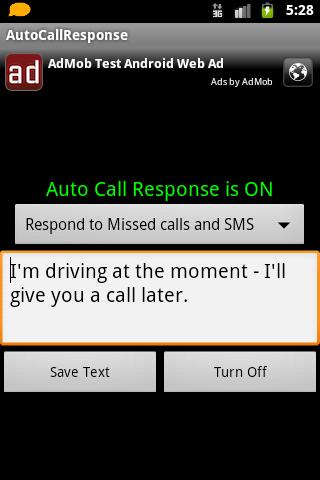 Auto Call Response