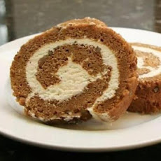 Pumpkin-Pecan Cake Roll