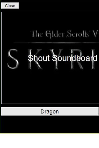 Skyrim Shout Soundboard