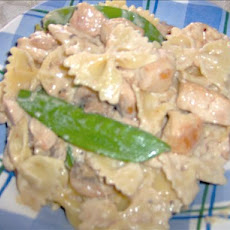 Chicken Bianco With Fresh Snow Peas