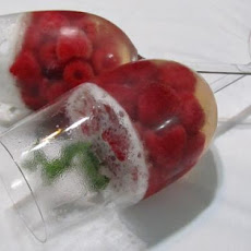 Raspberries in Champagne Jelly