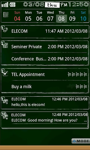 ELECOM bizSwiper Black Board