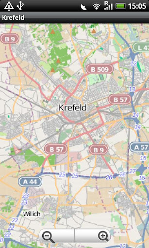 Krefeld Street Map