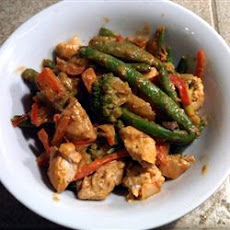 Spicy Honey-Mustard Chicken Stir-Fry