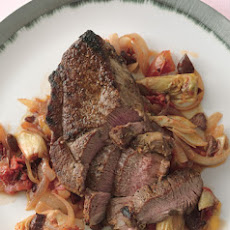 Mediterranean Grilled Lamb Steaks