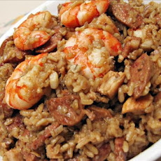 Finallywroteitdown Chicken, Sausage and Shrimp Jambalaya