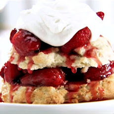 Shortcakes with Warm Strawberry Sauce