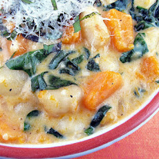 Creamy Gnocchi, Butternut Squash and Spinach