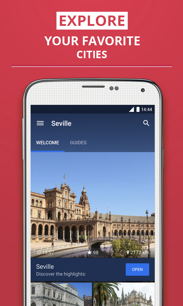 Android application Sevilla Premium Guide screenshort