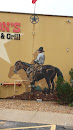 Horse and Rider Mural