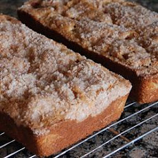 Streusel Rhubarb Bread