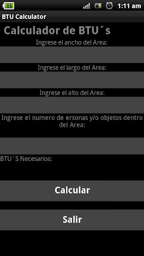 Calculadora de BTU