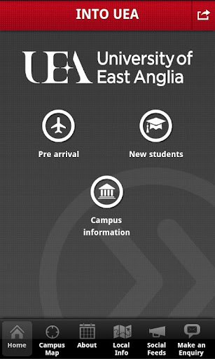 INTO UEA Student app