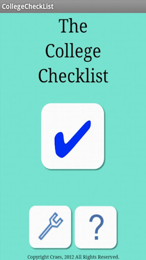 The College Checklist