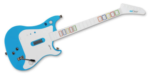 ezJam Combo Guitar for Wii plays neutral in the battle of the band games