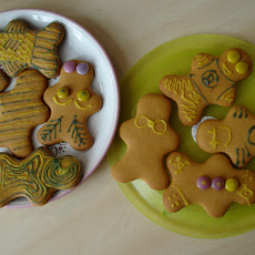 Christmas Ginger Man Cookies