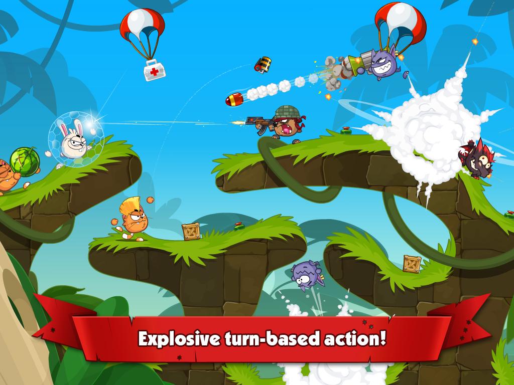 Android application Wormix: PvP Tactical Shooter screenshort