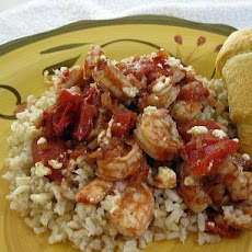 Greek-Spiced Baked Shrimp