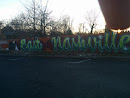East Nashville Dog Fence Mural 