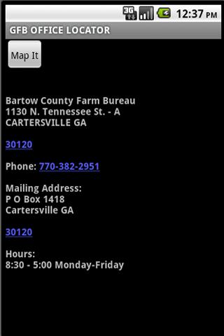 【免費書籍App】Georgia Farm Bureau Locator-APP點子