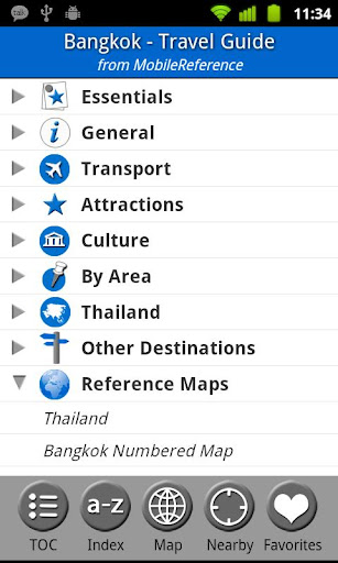 Bangkok Thailand Guide Map
