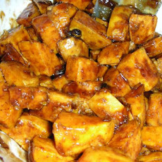 Roasted Sweet Potatoes With Orange Marmalade and Balsamic Glaze