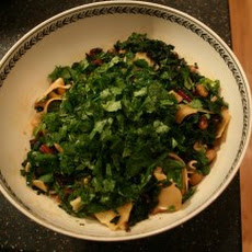 Swiss Chard and White Bean Salad with Torn Lasagna