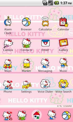 【免費個人化App】Hello Kitty Mild Sweet Theme-APP點子