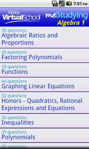 meStudying: Algebra 1